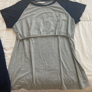 Maternity/nursing pajamas